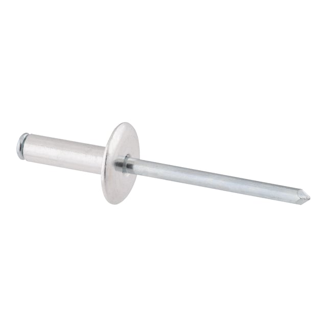REMACHES CABEZA ANCHA ALUMINIO Y ACERO 4.8 X 16  MM. BRALO. 250 UDS