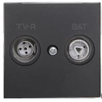 TAPA TOMA TV-RADIO-SAT SERIE SKY NEGRO - 1