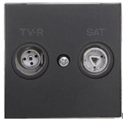 TAPA TOMA TV-RADIO-SAT SERIE SKY NEGRO - 1