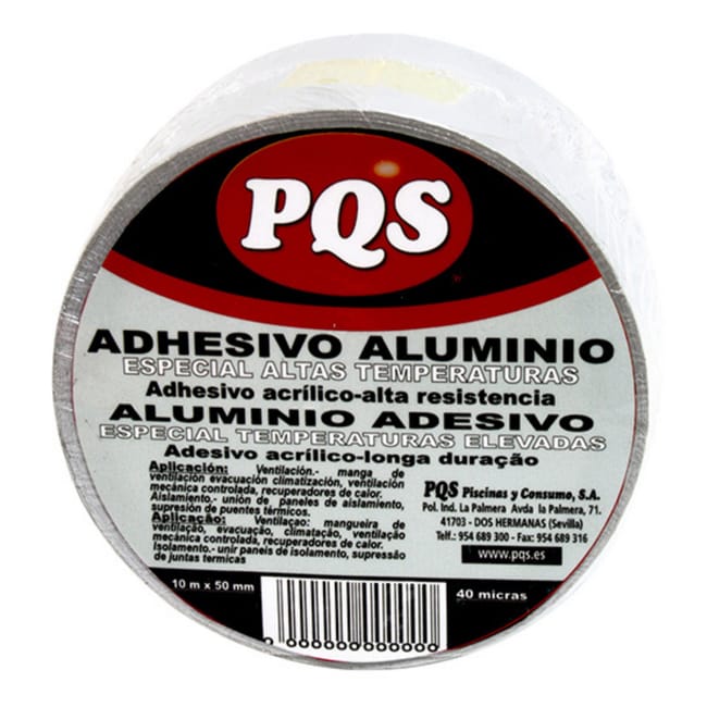 CINTA ADHESIVA ALUMINIO BLANCA - 1