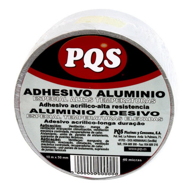 CINTA ADHESIVA ALUMINIO BLANCA