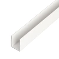 PERFIL U PVC BLANCO 18X10X1MM 2,6M - 1