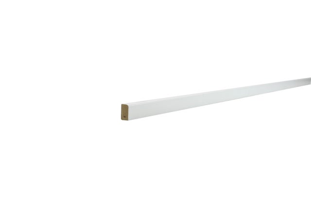 MOLDURA CUADRADILLO MELAMINA BLANCA 254 X 70 X 30 MM