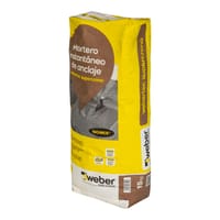 MORTERO RÁPIDO INSTANTÁNEO WEBERTEC SUPERCRONO 15 KG - 1