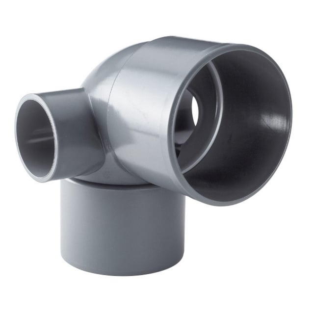 CODO 87º Ø110MM PVC BLANCO MACHO-HEMBRA