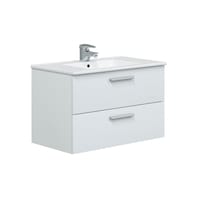 MUEBLE DE BAÑO ECO BLANCO 80X45CM 2 CAJONES - 2