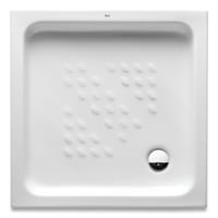 PLATO DE DUCHA CERAMICO CUADRADO  ROCA BLANCO 70X70CM - 1