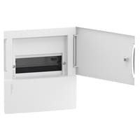 CUADRO EMPOTRAR 8 MODULOS CON PUERTA BLANCA  (252x222x98) - 1