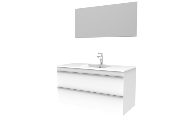 CONJUNTO MUEBLE INCA PRO 2 CAJONES 100 CM