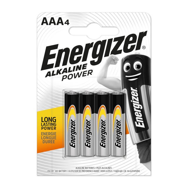 4 ALCALINAS ENERGIZER CLASICA AAA