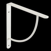 ESCUADRA METALICA PARA BALDA REFORZADA BLANCA 230 X 230 X 25  MM - 1