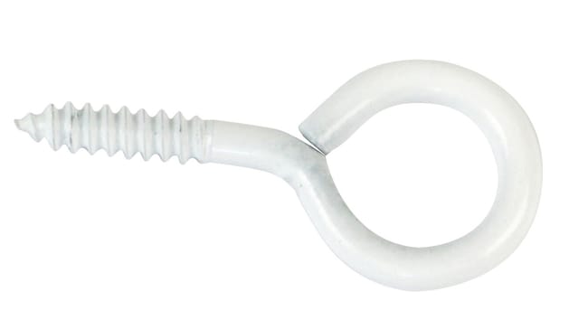 HEMBRILLA CERRADA ACERO PINTADA BLANCA 3.3 X 40  MM. 8 UDS - 1