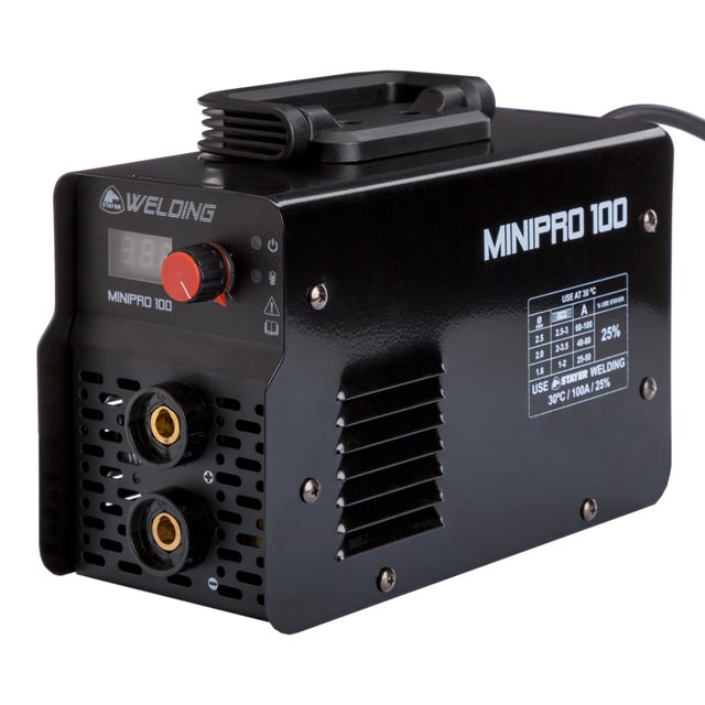 SOLDADOR INVERTER MMA 100A STAYER MINI PRO 100
