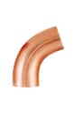 CODO EVACUACIÓN PLUVIALES METÁLICO ENGATILLADO COBRE Ø80MM - 1