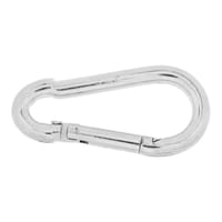 MOSQUETON  BOMBERO GALVANIZADO 6 MM. 4 UDS - 1