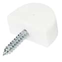 PORTAESTANTE SEMICIRCULAR DE ATORNILLAR 13 MM BLANCO. 100 UDS - 3
