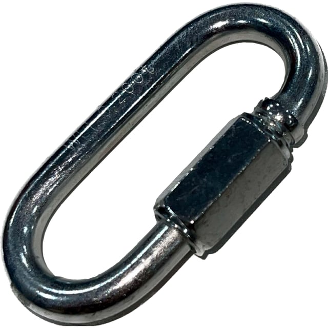 ESLABONES RÁPIDOS CON VIROLA GALVANIZADO 5 MM. 4 UDS