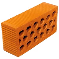 LADRILLO PERFORADO RAYADO 24X11,5X7 CM - 1