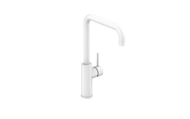 GRIFO DE COCINA MONOMANDO ATLANTIS BLANCO MATE