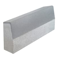 BORDILLO DE HORMIGÓN TRAPEZOIDAL GRIS 50X25X12CM - 1