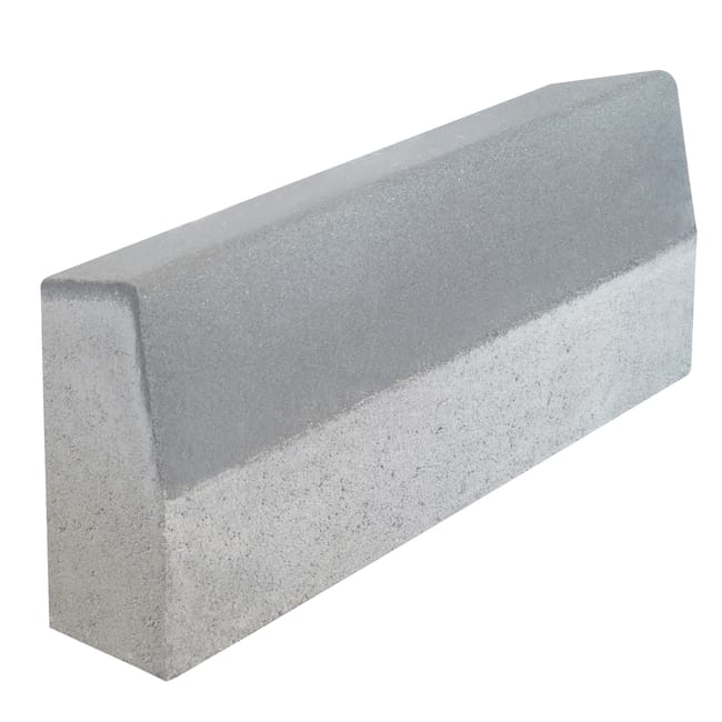 BORDILLO DE HORMIGÓN TRAPEZOIDAL GRIS 50X25X12CM - 1