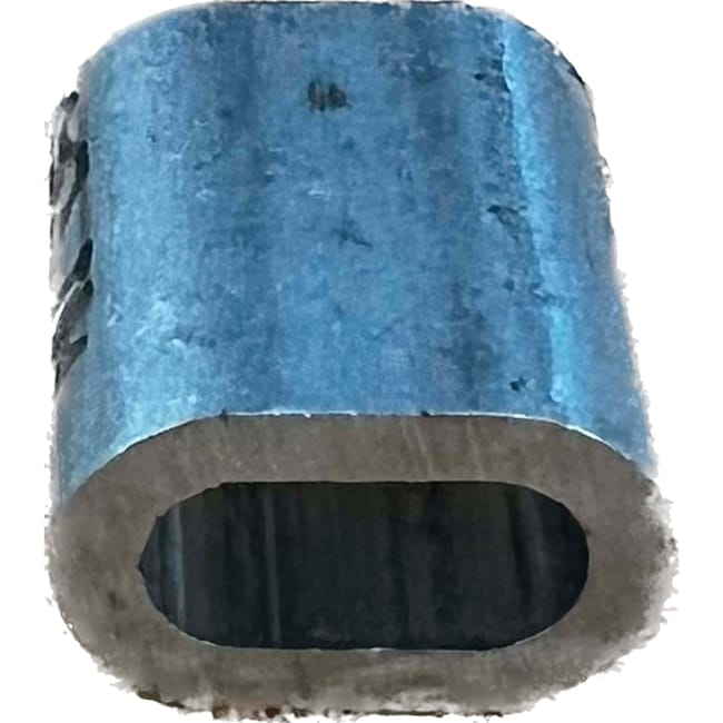 CASQUILLOS MANGUITOS ALUMINIO PARA CABLE 4 MM. 12 UDS - 1