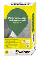 MORTERO MONOCAPA WEBERPRAL ARID 25 KG BLANCO - 1