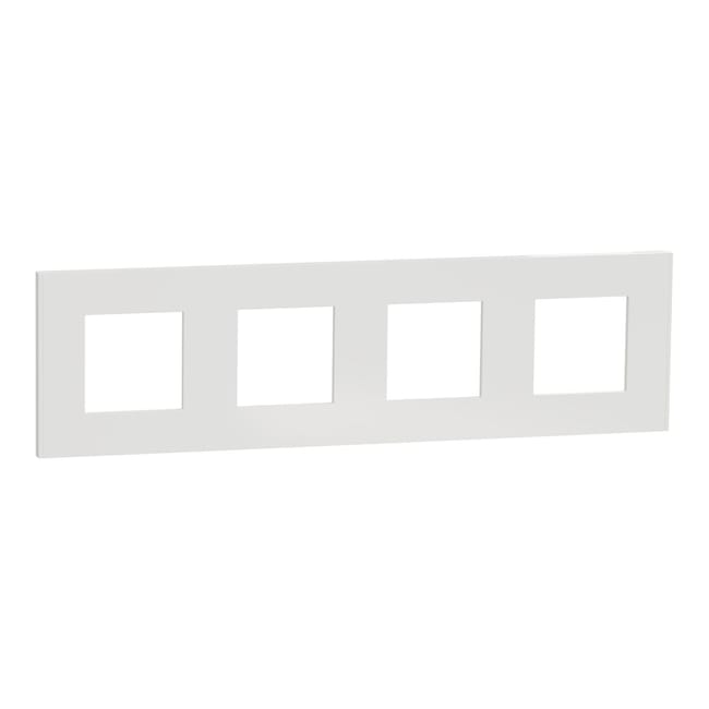 MARCO CUADRUPLE UNICA DECO BLANCO - 1
