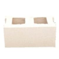 BLOQUE DE HORMIGÓN HIDRÓFUGO BLANCO 40X20X20 CM - 1