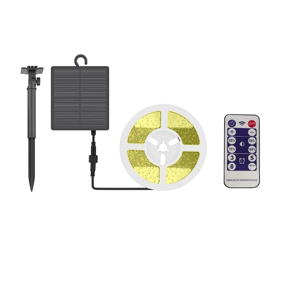 TIRA LED SOLAR 3000ºK 5M IP65