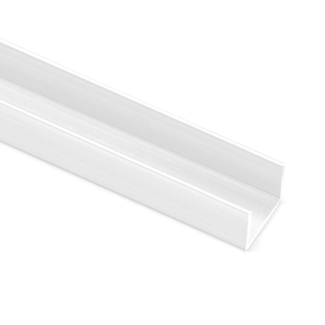 PERFIL U BLANCO MATE 260 CM 16 MM - 1