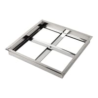 MARCO ARQUETA DE ACERO INOXIDABLE 40X40CM - 1