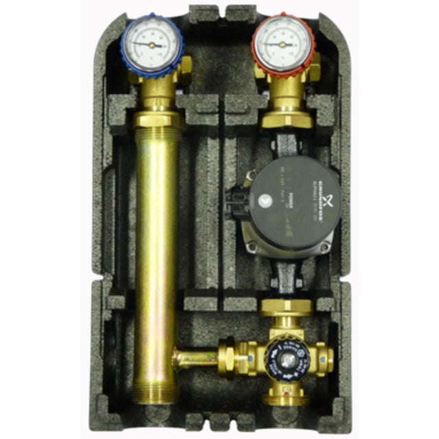 GRUPO DE IMPULSIÓN CON VÁLVULA MEZCLADORA Y BOMBA