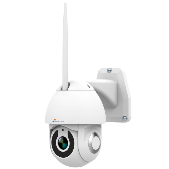 CAMARA IP WIFI EXTERIOR MOTORIZADA BLANCA