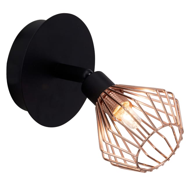 FOCO 1 LUZ DALMA MARRON - 1