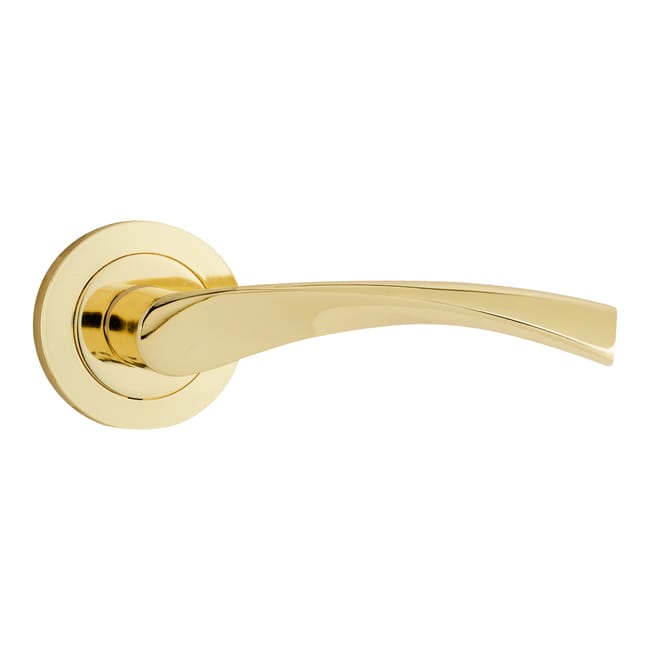 JUEGO DE MANILLA ROSETAS HIERRO LATON PULIDO  MOD 6620 - 1