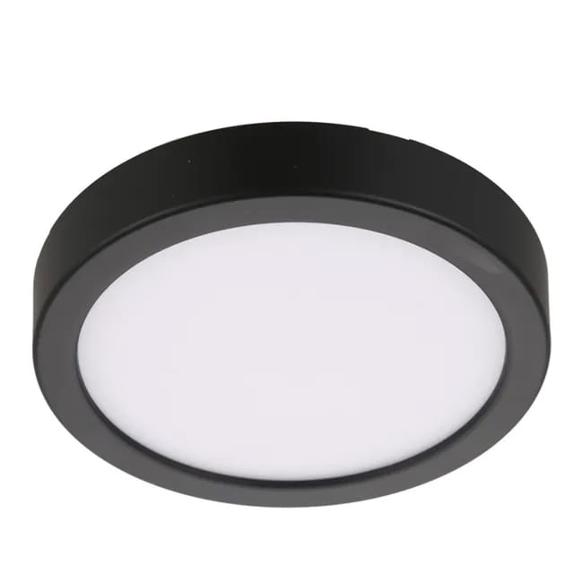 DOWNLIGHT SUPERFICIE CIRCULAR NEGRO 24W CCT - 1