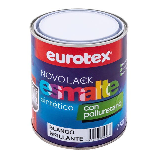 ESMALTE SINTÉTICO BRILLANTE NOVOLACK 750ML BLANCO