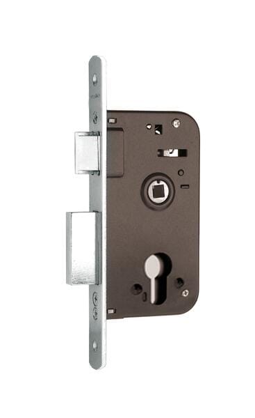 CERRADURA EMBUTIR PARA PUERTA DE MADERA 60 MM. 600 NIQUELADO YALE - 1
