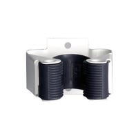 SUJETA ESCOBAS SENCILLO BLANCO - 1