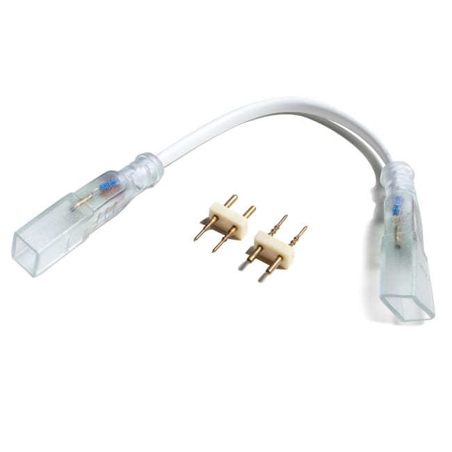 CONECTOR CON CABLE 2 VIAS TIRA LED CORTE 1M 230V IP65 - 1