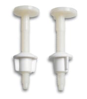 JUEGO DE TORNILLOS PARA CISTERNA-INODORO NYLON - 1