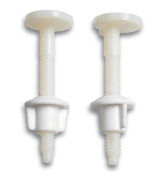 JUEGO DE TORNILLOS PARA CISTERNA-INODORO NYLON