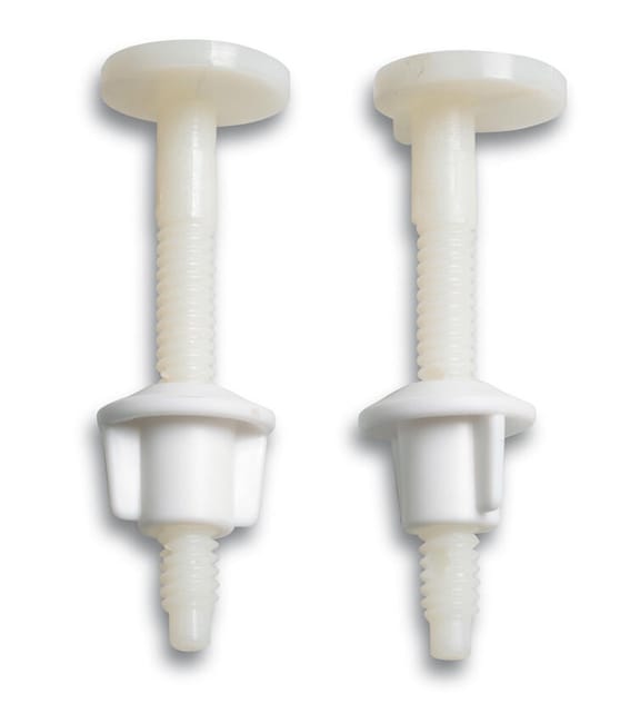 JUEGO DE TORNILLOS PARA CISTERNA-INODORO NYLON - 1