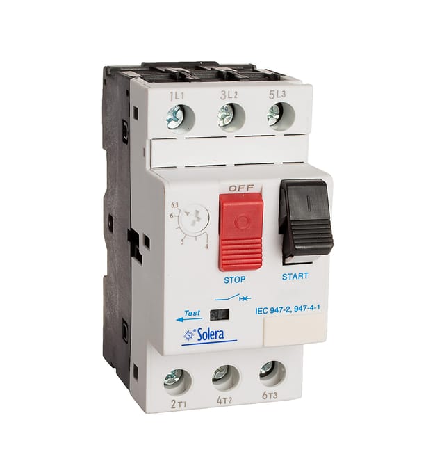 INTERRUPTOR PROTECCION MOTOR DE 4 A 6.3A SOLERA - 1