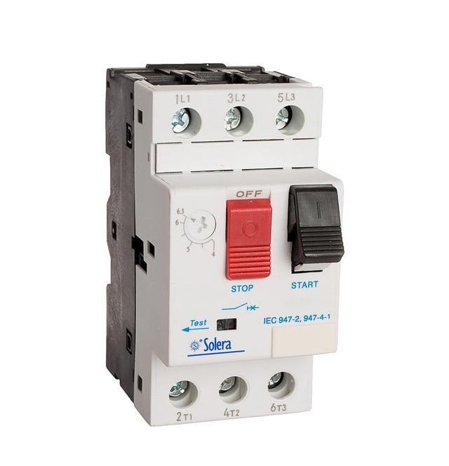 INTERRUPTOR PROTECCION MOTOR DE 4 A 6.3A SOLERA