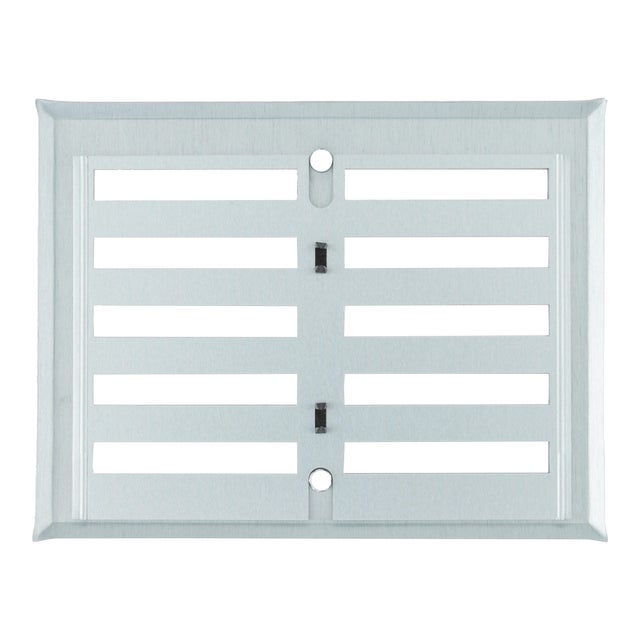 REJILLA DE VENTILACION REGULABLE ALUMINIO 17 X 13 CM