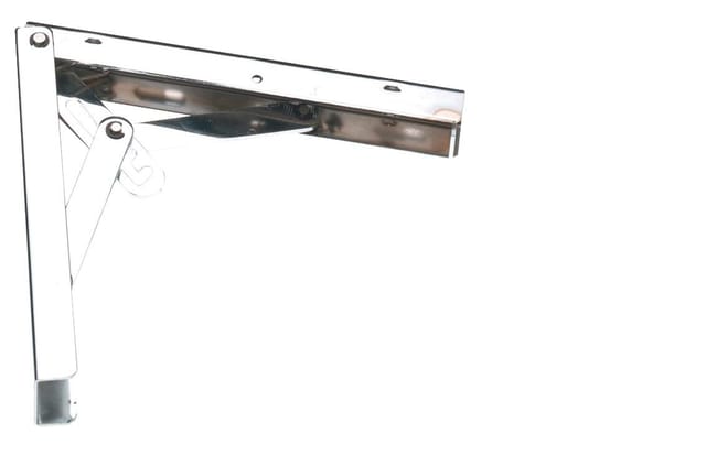 ESCUADRA PARA BALDA ABATIBLE 400 MM CROMO AMIG - 1