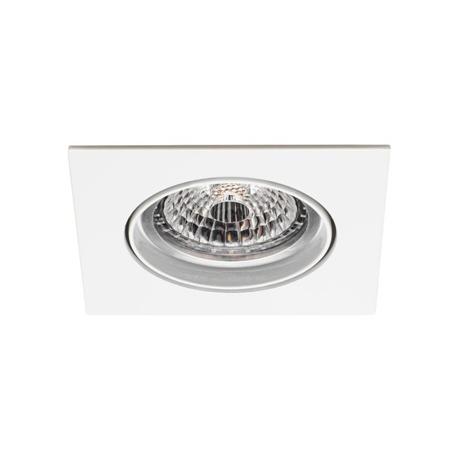 ARO DE EMPOTRAR ZAMAK 82 X 82 MM BASCULANTE BLANCO