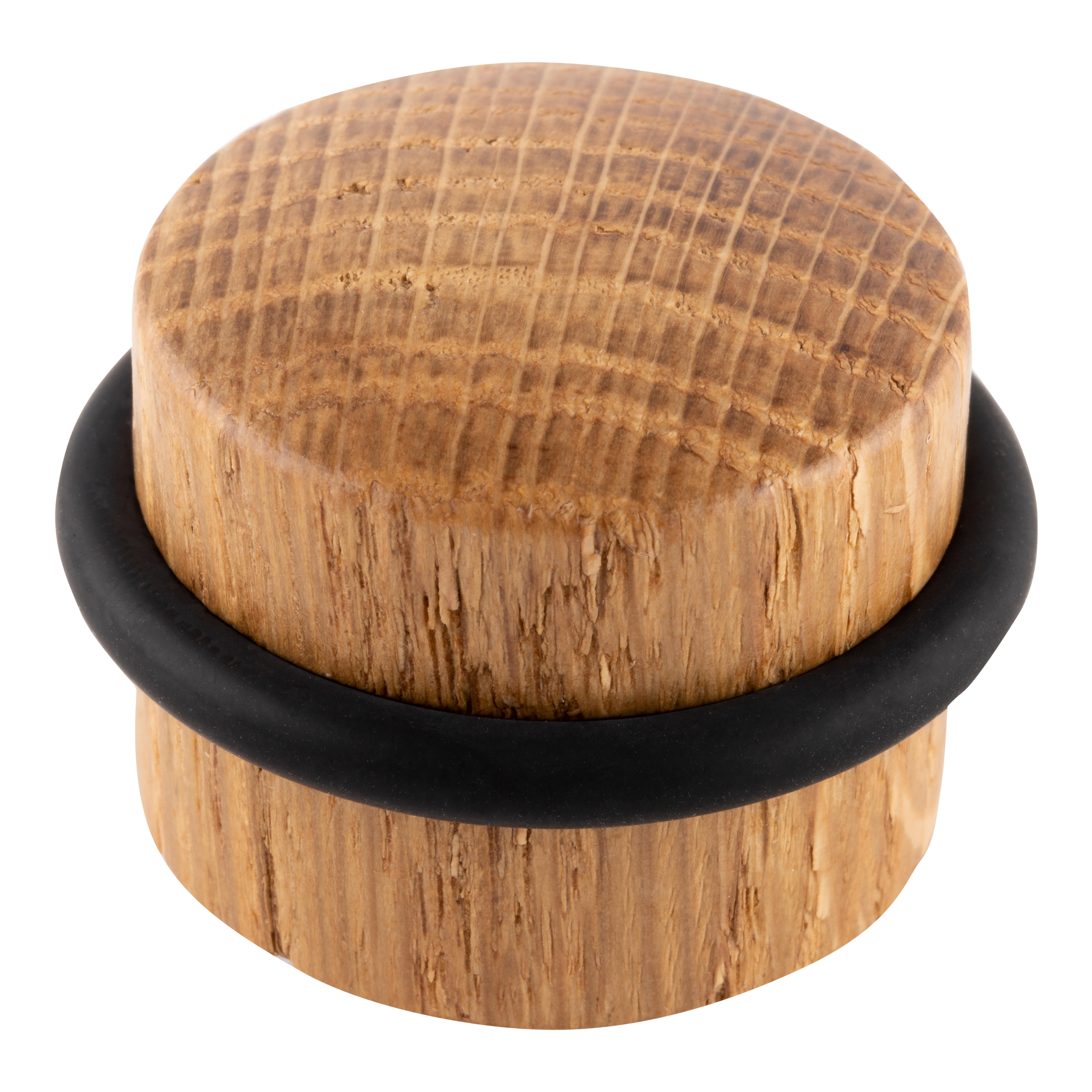 Tope De Puerta, Cuña De Madera De Nogal Sólido, Cuñas Antideslizantes Para Tope De Puerta, Cuña Resistente Y Duradera, Tope De Puerta De Seguridad Con Banda De Cuero Para Colgar (2